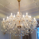 Modern Luxury Gold Chrome Clear K9 Crystal Chandeliers by Ljojo - Elegant Island Lighting Fixture