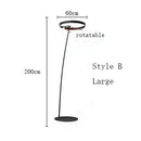 Modern LED Ring Fishing Floor Lamp for Home Decor Luxury Designer Lighting by Ljojo