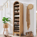 Ljojo™ Arched 8-Tier Shoe Cabinet with Adjustable Shelves