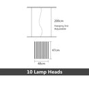LED Ceiling Chandelier Ljojo Home Decor Lighting for Living Room Dining Bar Nordic Design