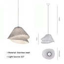 Ljojo Minimalist Nordic Pendant Lamp Stainless Steel Indoor Lighting Fixtures