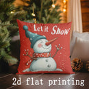 Christmas-themed Cartoon Pillow Covers for Sofa, Bedroom, Car by Ljojo