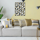 Geometric Embroidered Pillow Cover 45x45cm for Living Room by Ljojo