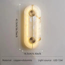 Ljojo Marble LED Wall Sconce for Modern Home Lighting