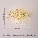 Gold Crystal Tree Branch Chandelier Modern Luxury Pendant Light by Ljojo