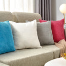 Ljojo Luxe Velvet Striped Cushion Cover Set - 45X45cm Home Decor Pillow Case