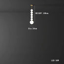Cream Bubble LED Metal Glass Wall Lamp Nordic Stylish Bedroom Bar Light Ljojo