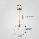Modern Glass LED Pendant Light Chandelier for Living Room - Ljojo