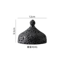Ljojo Meteorite Texture Dining Plate Set for Sushi, BBQ, Japanese Cuisine & Desserts