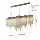 Ljojo Luxury Tassels Pendant Lights Modern Chandelier for Bedroom Home Decor