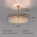 Modern Luxury Crystal Chandelier - Elegant Pendant Light Fixture by Ljojo