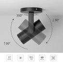 Ljojo 12W Dimmable LED Ceiling Spotlight, Adjustable Beam Angle, CRI97, Matt Black