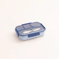 Ljojo 3 Compartment Microwavable Lunch Box Container