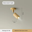 Ljojo Wooden Surveillance Camera LED Pendant Lights Chandeliers for Stylish Minimalist Home Decor