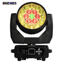 Ljojo™ LED Beam Wash 19x15W RGBW Moving Head Light with Circle Control