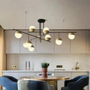 Nordic Glass LED Pendant Light Chandelier | Designer Home Decor Fixture by Ljojo