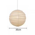 Ljojo™ Rice Paper Wabi Sabi Pendant Lamp, Ceiling Hanging Light for Kitchen, Living, Dining Room