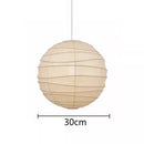 Ljojo™ Rice Paper Wabi Sabi Pendant Lamp, Ceiling Hanging Light for Kitchen, Living, Dining Room