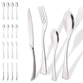 Ljojo 20-Piece Gold Stainless Steel Flatware Cutlery Set