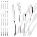 Ljojo 20-Piece Gold Stainless Steel Flatware Cutlery Set