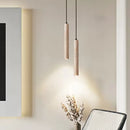 Yellow Travertine Stone Pendant Light LED Hanging Lamp for Kitchen Island by Ljojo