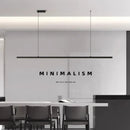 Ljojo LED Chandelier for Dining Room and Office - Nordic Minimalist Design