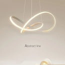 Ljojo Modern Aluminum LED Pendant Chandelier for Dining Kitchen Living Room