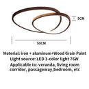 Modern Minimalist Wooden LED Ceiling Chandelier Light for Home Decoration by Ljojo