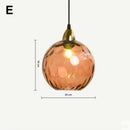 Ljojo Modern Glass Chandelier Nordic Lustre Led Pendant Light Glass Hanging Lamp