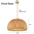 Rattan Hand Craft Woven Pendant Lights 36cm - Ljojo