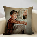 Jesus Decor Pillow Cover 45x45cm Home Sofa Art Decor Gift Ljojo