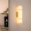 Ljojo Luxurious Marble Modern Full-copper Golden Wall Lamp for Living Room & Bedroom