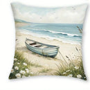 Beach Chic Throw Pillow Cover Set for Home Decor by Ljojo