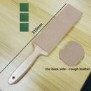2026 Portable Knife Sharpening Stone - Aluminum Base Polishing Leather Strip - Kitchen Sharpening System by Ljojo