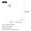 Ljojo Dimmable Minimalist Led Floor Lamp for Nordic Living Room - Black