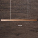 Ljojo Minimalist Walnut Wood Chandelier Pendant Light for Home Room Decoration
