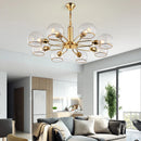 Modern Glass Chandelier for Kitchen Pendant Light Minimalist Creative Bedroom Dining Room Ljojo