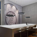 Ljojo Modern Ring Metal LED Chandelier - Home Decoration for Living Room & Study Hall