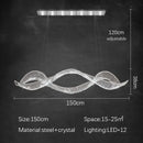 Modern Luxury Crystal Pendant Lamp Hanging Chandelier by Ljojo - Designer Villa Artistic Lighting Fixtures