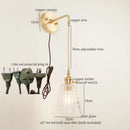 Ljojo Minimalist LED Wall Lamp with Pull Chain Switch