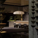 Ljojo Japanese Wabi Sabi Style Cloth Pendant Light Modern Living Room Decor Chandelier