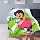 Heidi Alps Fleece Blanket Soft Cozy Throw Bedding for Sofa by Ljojo