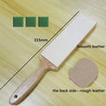 2026 Portable Knife Sharpening Stone - Aluminum Base Polishing Leather Strip - Kitchen Sharpening System by Ljojo