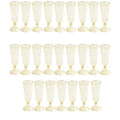 Ljojo 150ml Disposable Champagne Flutes Clear Toasting Glasses for Weddings