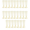 Ljojo 150ml Disposable Champagne Flutes Clear Toasting Glasses for Weddings