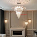 Crystal Pendant Chandelier Luxury Lighting Fixture by Ljojo for Living Room and Staircase