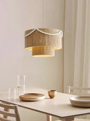 Japanese Style Restaurant Chandelier | Antique Wabi Sabi Island Table Lighting by Ljojo