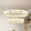 Ljojo LED Staircase Chandeliers Modern Home Decor Pendant Light Lamps