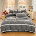Ljojo 2025 Spring Summer Quilt Cover Set 13070 High-Count Cotton Bedding