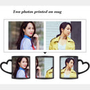 Ljojo Magic Photo Mug Customized with Your Image and Text - Ceramic Tea Cup